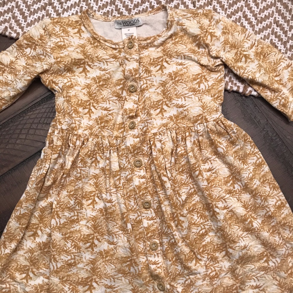 Kate Quinn toddler button down dress. VGUC
